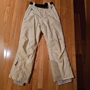 Eastern Mountain Sports Women’s Small Insulate Ski Snowboard Snow Pants Cream